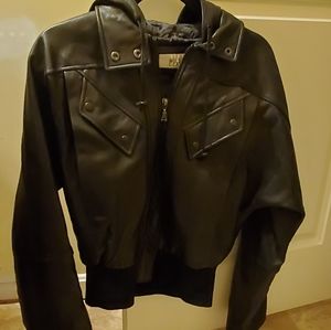 Wilson's black leather jacket